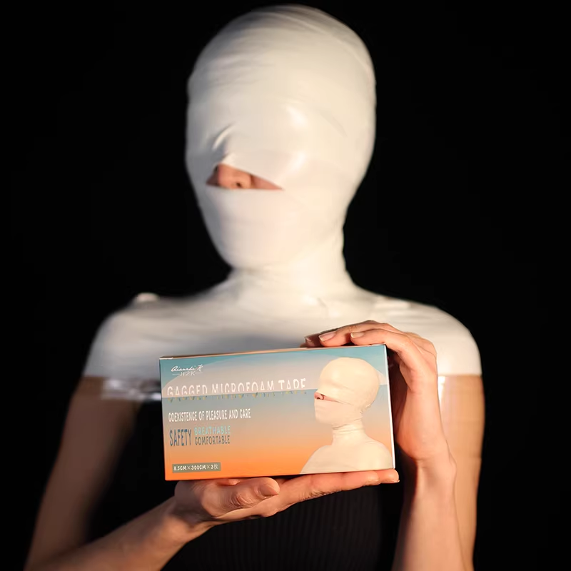 SMプレイ用テープ　口封じ　身体拘束-1