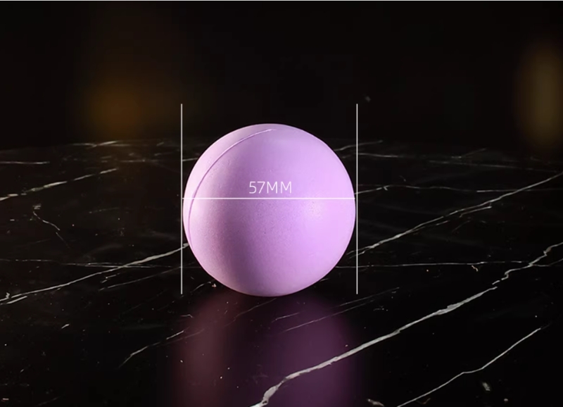 ギャグボール　紫色　柔らかい素材製　コスプレやSMプレイの小道具　口封じテープと組み合わせてご利用をお勧め-2