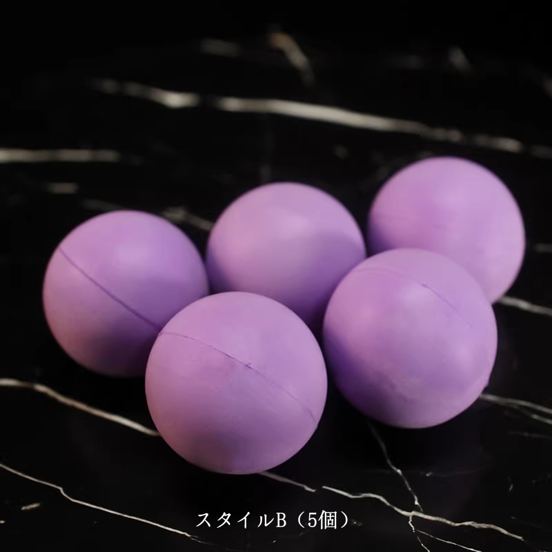 ギャグボール　紫色　柔らかい素材製　コスプレやSMプレイの小道具　口封じテープと組み合わせてご利用をお勧め-6