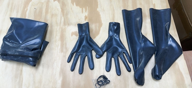 【満足度が高い】【大人気爆売れ】高品質ラバーキャットスーツCD003　ラテックス　厚さ0.4mm　サイズオーダーメイド　カラー選択可能　男女兼用　シリコンバスト利用可能　セクシーなフルボディスーツ　性転換　クロスドレスへお勧め-37