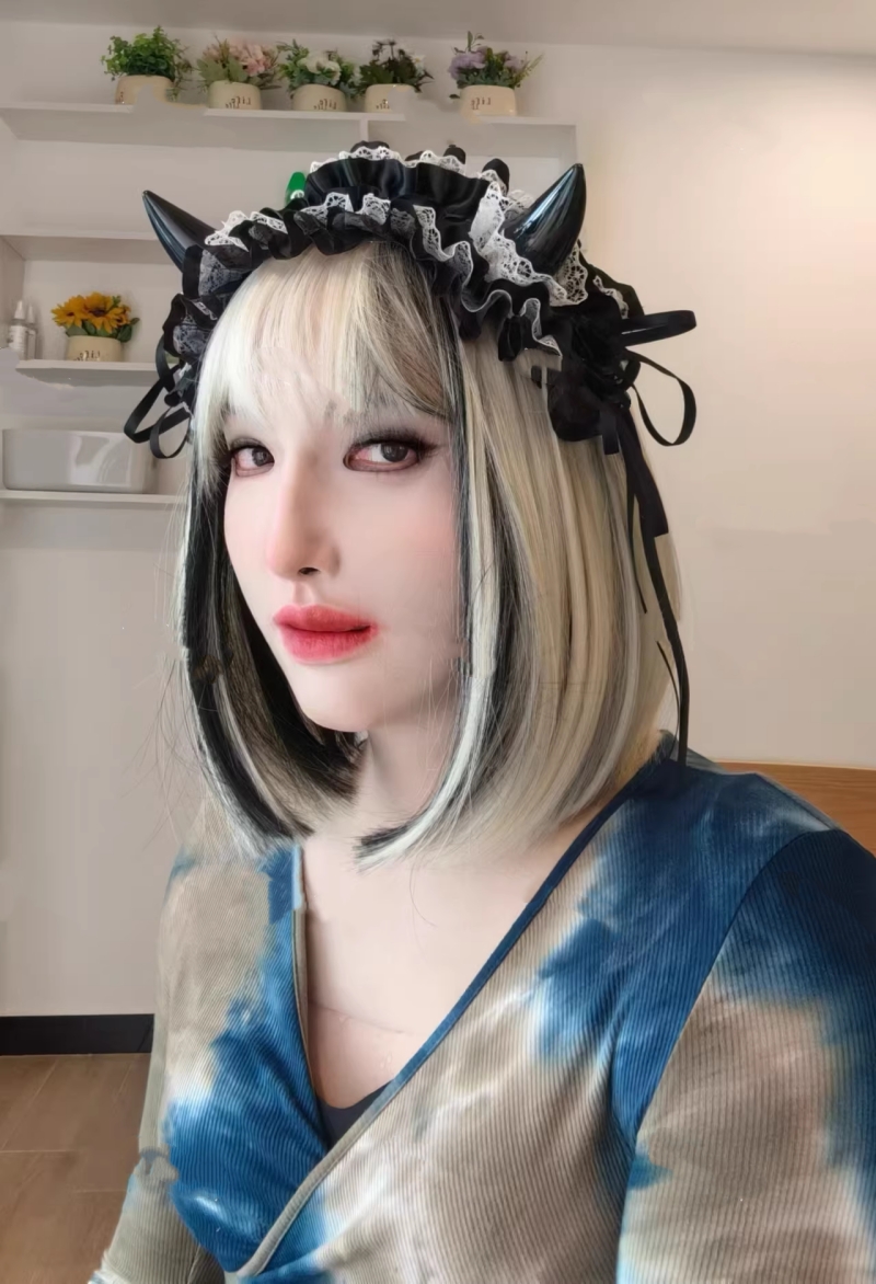 高品質　美人顔　パンドラPandora001　フィメールマスク　普通版／特別版の医療用シリコン素材製　フルヘッド　植毛の眉毛　メイク付き　超リアル　フィット感のすごいフィメールマスク　正規品保証　全国送料無料-14