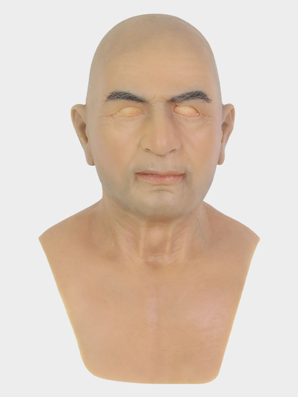 男性マスクシリーズ-5 シリコン製 ひげなしのスタイル 超リアル コスプレ 仮装 変装仮面-1 男性マスクシリーズ-5 シリコン製 ひげなしのスタイル 超リアル コスプレ 仮装 変装仮面-1