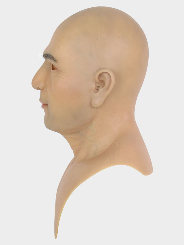 男性マスクシリーズ-5 シリコン製 ひげなしのスタイル 超リアル コスプレ 仮装 変装仮面-3 男性マスクシリーズ-5 シリコン製 ひげなしのスタイル 超リアル コスプレ 仮装 変装仮面-3