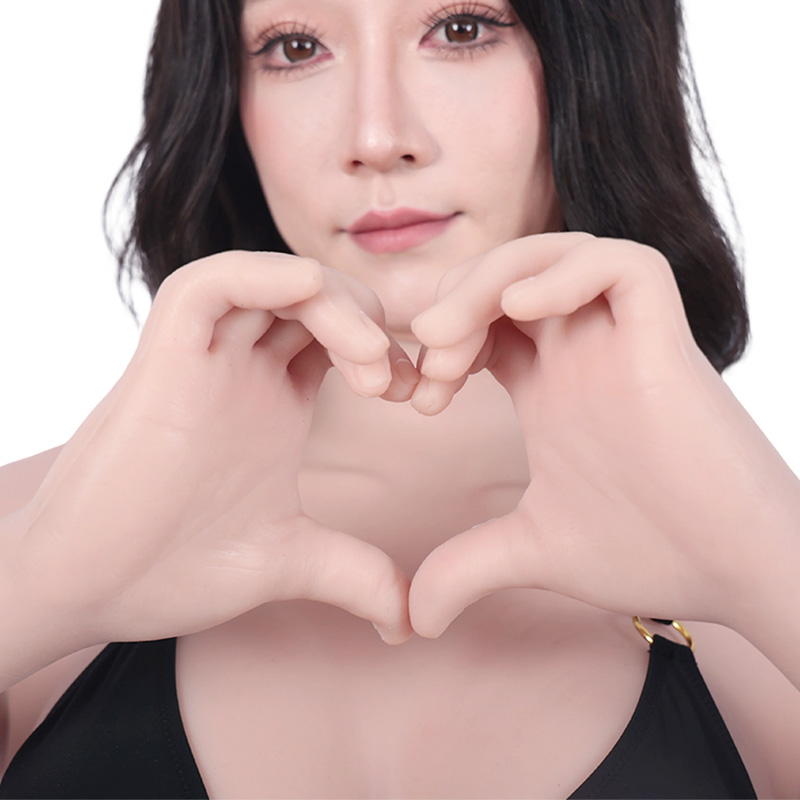 新品登場　Dカップ美乳　女装ボディースーツ　手袋＆足袋一体化の全身女体化スーツ　シリコン＆高弾性綿が選択可能　女性器挿入導尿可能　背中ファスナー付き　着脱超便利　人妻美人のボディー　超リアル女体化　男の娘＆クロスドレスへ特別推薦　cdcoser女装用品通販-17