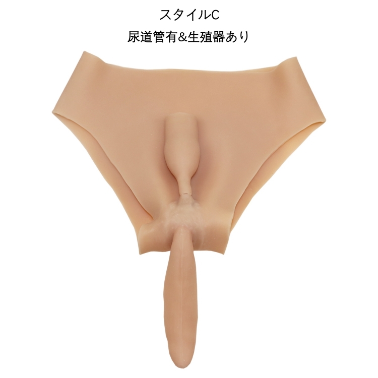大人気　三角式シリコン下着　リアルな女性器　アナルセックス可能　完璧に男性器を隠せ　女装変装用品　女性のあそこ　導尿可能　女装下着　お勧め-11