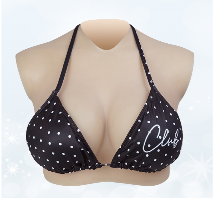 ラウンドネック 八字型シリコンバスト B/C/D/Eカップ 高弾性綿/シリコン充填シリコンおっぱい 女装美乳 裏側がピット縞模様でサラサラ肌触りを叶え、油を出ることも殆どない!-7 ラウンドネック 八字型シリコンバスト B/C/D/Eカップ 高弾性綿/シリコン充填シリコンおっぱい 女装美乳 裏側がピット縞模様でサラサラ肌触りを叶え、油を出ることも殆どない!-7
