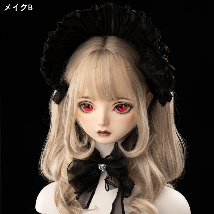 高品質　可愛いフィメールドールマスク　可颂　ハーフマスク/全頭マスク　二次元美少女　樹脂製　メイク付き　Female kigurumi Mask　正規品保証　CDCOSER通販　全国送料無料-4