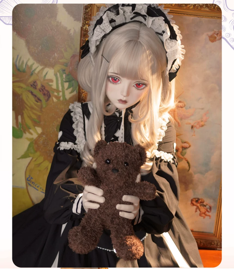 高品質　可愛いフィメールドールマスク　可颂　ハーフマスク/全頭マスク　二次元美少女　樹脂製　メイク付き　Female kigurumi Mask　正規品保証　CDCOSER通販　全国送料無料-5