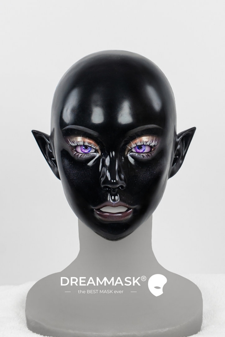 欲望シリーズ DM03B カラー 黒魔女 シリコン製フィメールマスク フールヘッド コスプレ向け 正規品保証-3 欲望シリーズ DM03B カラー 黒魔女 シリコン製フィメールマスク フールヘッド コスプレ向け 正規品保証-3