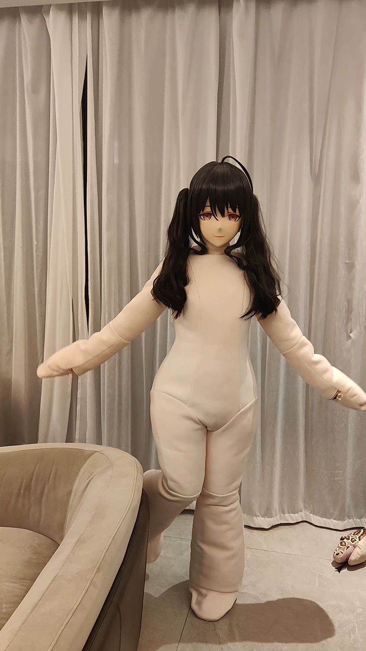 D-EX　茴香服　キグルミドールスーツ　肌色/黒色　サイズオーダーメイド可能　正規品保証　全国送料無料-8