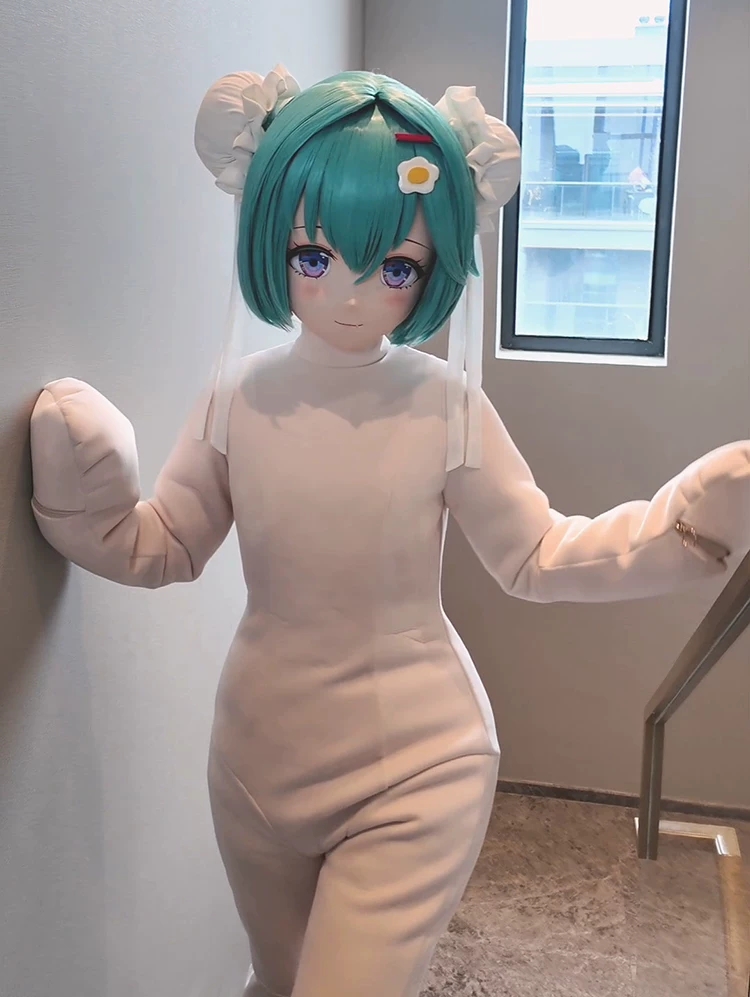 D-EX　茴香服　キグルミドールスーツ　肌色/黒色　サイズオーダーメイド可能　正規品保証　全国送料無料-12