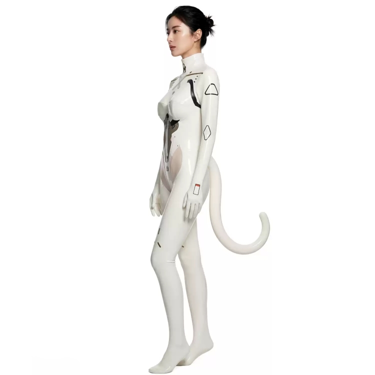 ラテックス製戦闘服　BB013　磁吸式尻尾　サイズオーダーメイド-2