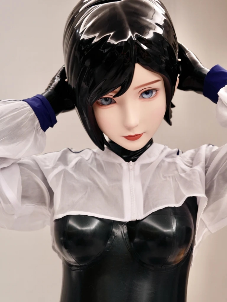 高品質　Miss.M　硬質髪フルヘッドマスク　サイズオーダーメイド　着ぐるみマスク　正規品保証　全国送料無料-1