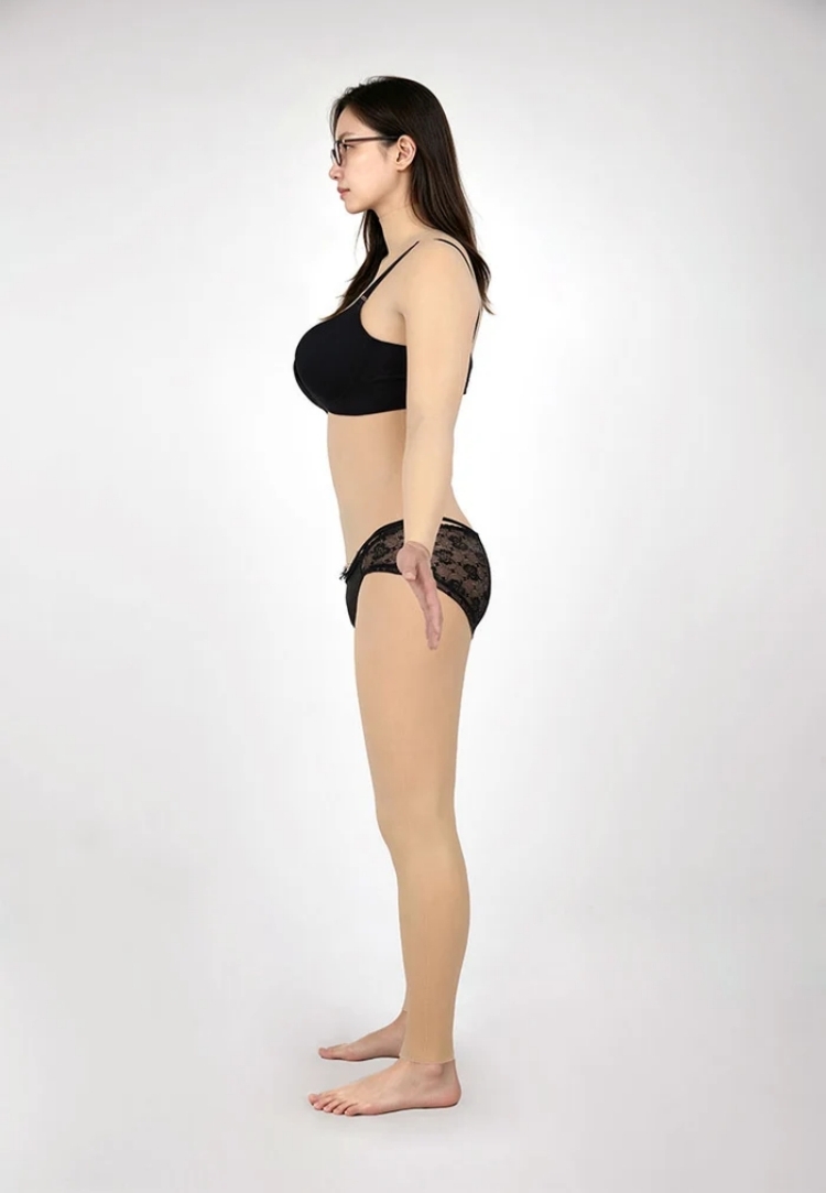 高品質　シリコン女体化スーツ　ZERO TOUCH 2　乳房Dカップ相当　豊股（厚さ2cm）豊尻（厚さ2.6cm）効果が抜群　導尿挿入可能　着脱方法が３種類選べる　全国送料無料-5