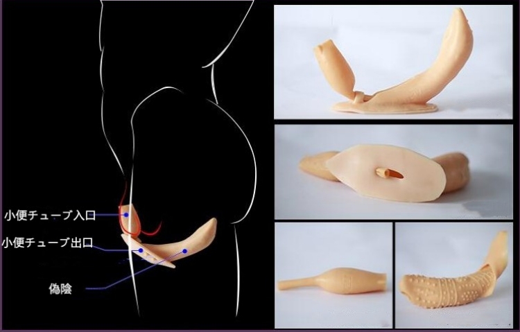 高品質　シリコン女体化スーツ　ZERO TOUCH 2　乳房Dカップ相当　豊股（厚さ2cm）豊尻（厚さ2.6cm）効果が抜群　導尿挿入可能　着脱方法が３種類選べる　全国送料無料-8