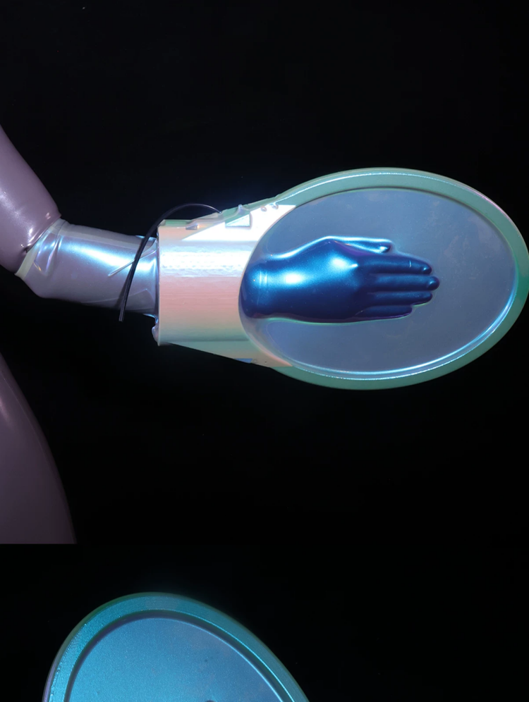 手拘束　充電式ラテックス拘束手袋　バキューム体験　充電器付き　拘束プレイ　男女兼用-5