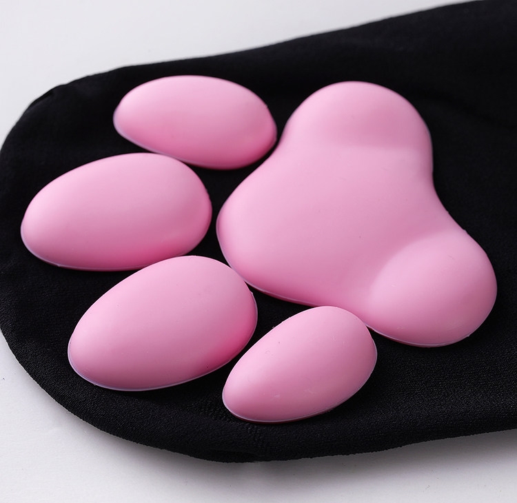 可愛い　ネコ爪　ソックス　3D肉球付き　長さ60cm-8