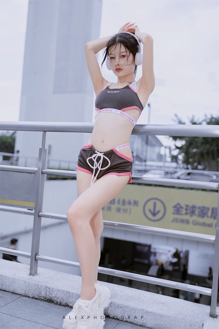 ブラトップスポーツウェアセット　コスプレ衣装　二次元-8