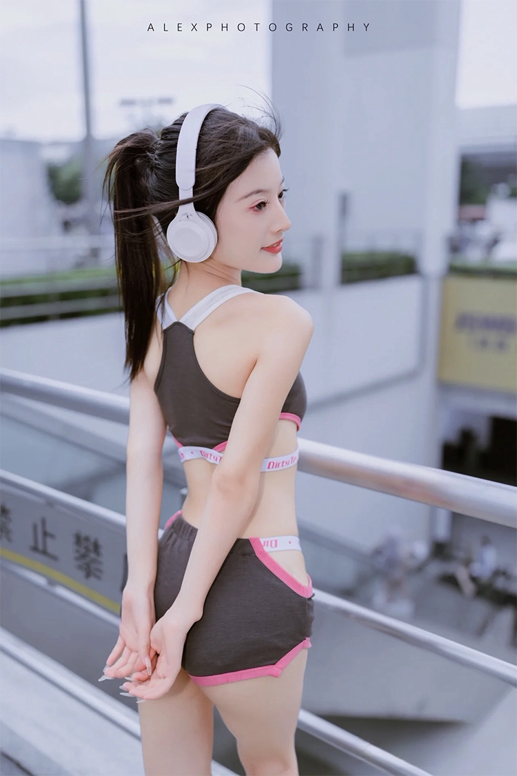 ブラトップスポーツウェアセット　コスプレ衣装　二次元-9