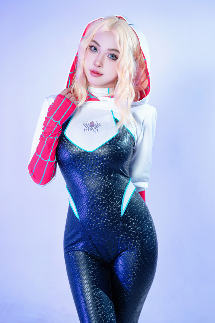 女性用スーパーヒーロー　コスプレ/ハロウィン衣装　アニメ　二次元-4