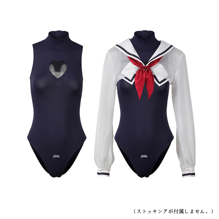 可愛いセーラー服　水着　コスプレ衣装　アニメ　二次元-10
