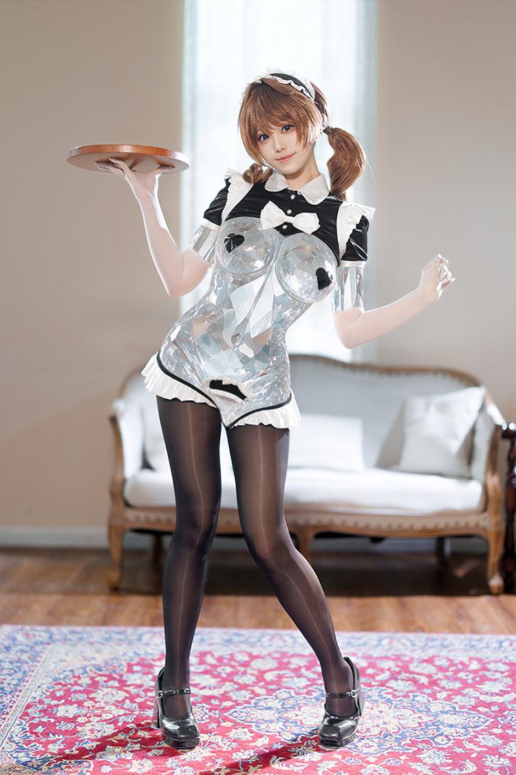 かわいいメイド服　コスプレ衣装　アニメ　二次元-5