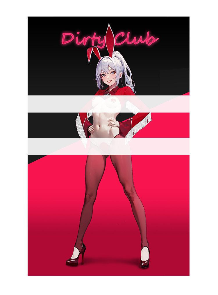 レッド　バニーガール　セクシーコスチュームセット　コスプレ衣装　アニメ　二次元-2