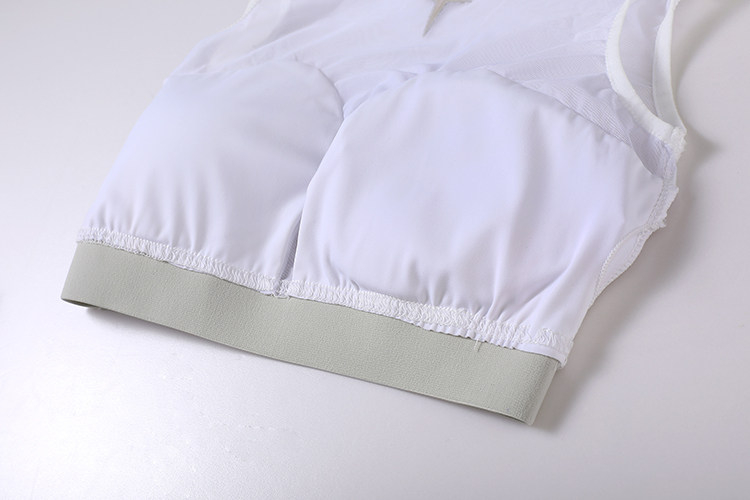 ブラック/ホワイト　長袖　体操服　トップス＆パンツセット-9