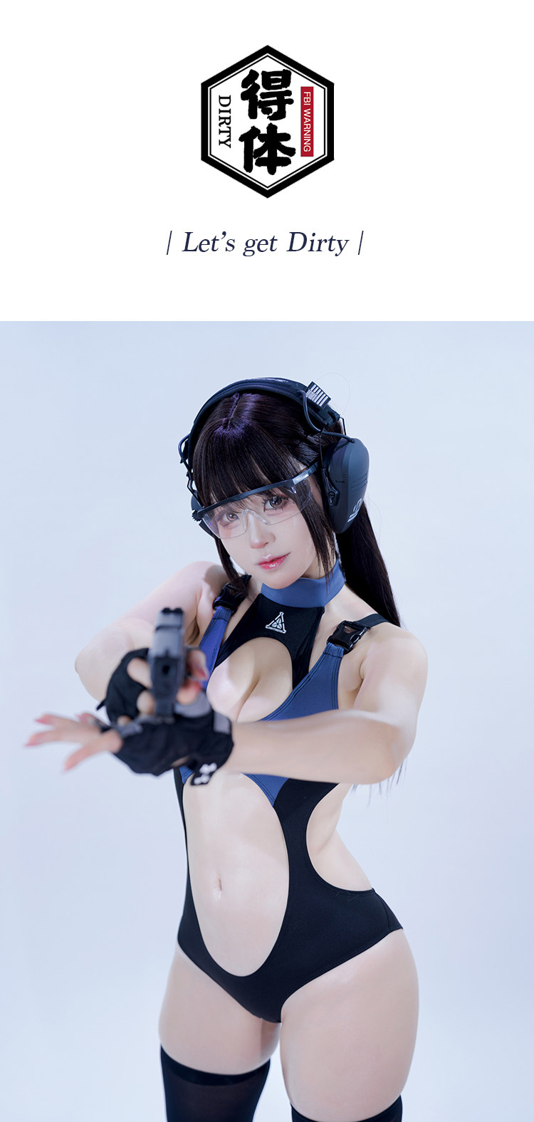 タクティカルサイバー水着　セクシーコスプレ衣装-1