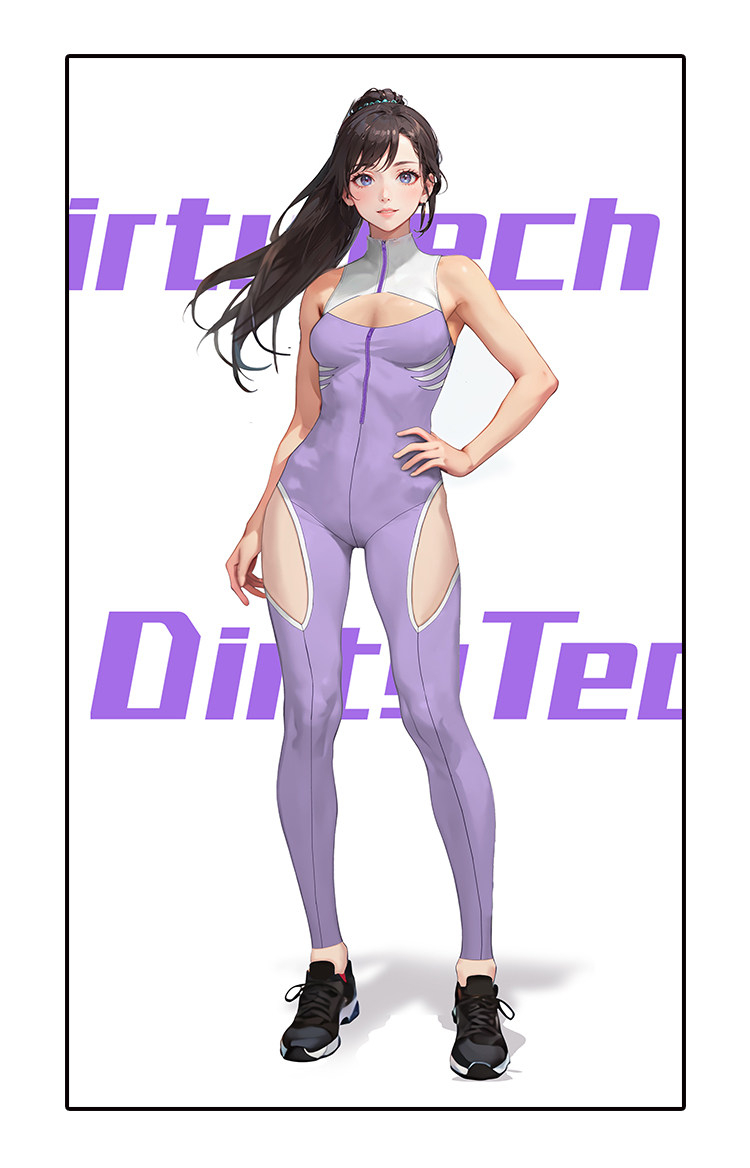 紫色　ヨガボディスーツ　袖なし　セクシーコスチューム　コスプレ衣装-8
