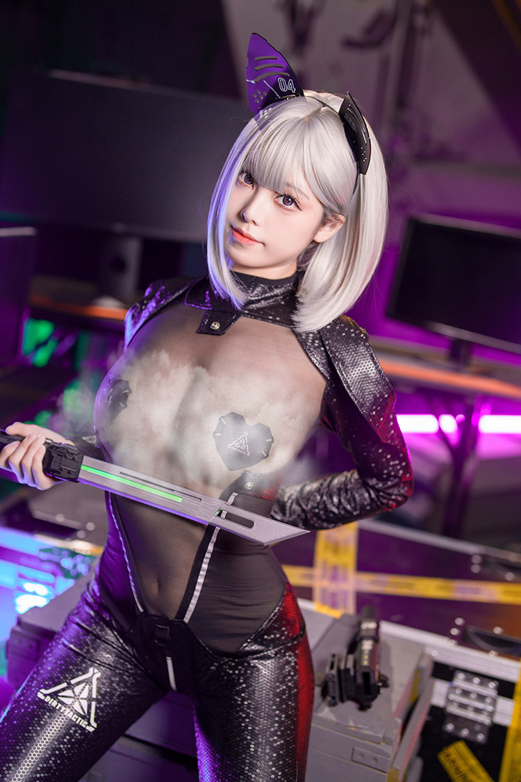 戦術アニメガール　フルボディスーツ　コスプレ衣装-12