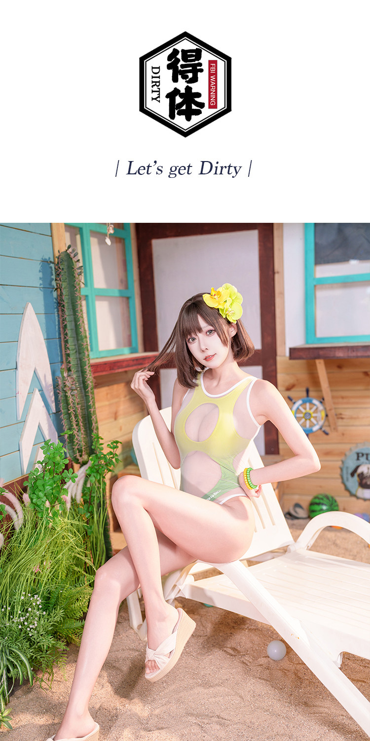 女性用　ワンピース水着　セクシー-1