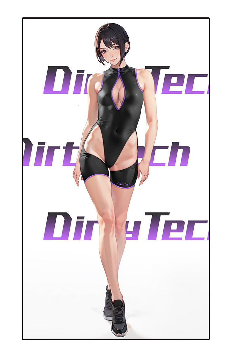 ブラック/ホワイト　女性用　セクシー　ワンピース水着-5